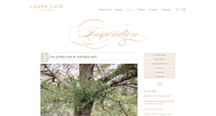 Desktop Screenshot of lauraluisblog.com